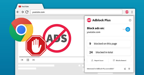chặn quảng cáo trên chrome