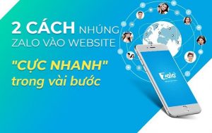 nhúng Zalo vào website