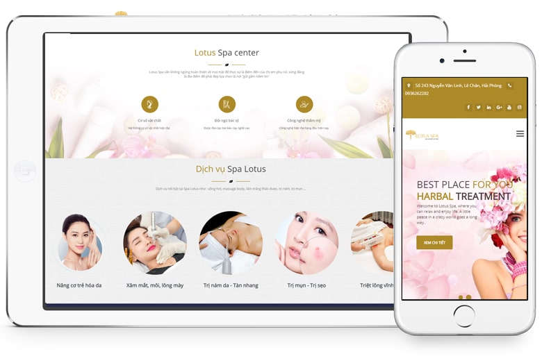 Thiết kế web spa